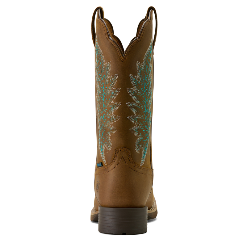 Ariat Women's Hybrid Rancher Waterproof 400g Western Boot - Regular - Oily Distressed Tan-2