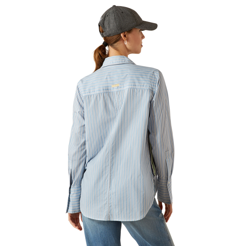 Ariat Women's Wolseley Shirt - Blue Stripe-1