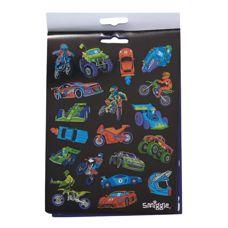 Smiggle Sticker Studio Book - Blue-1