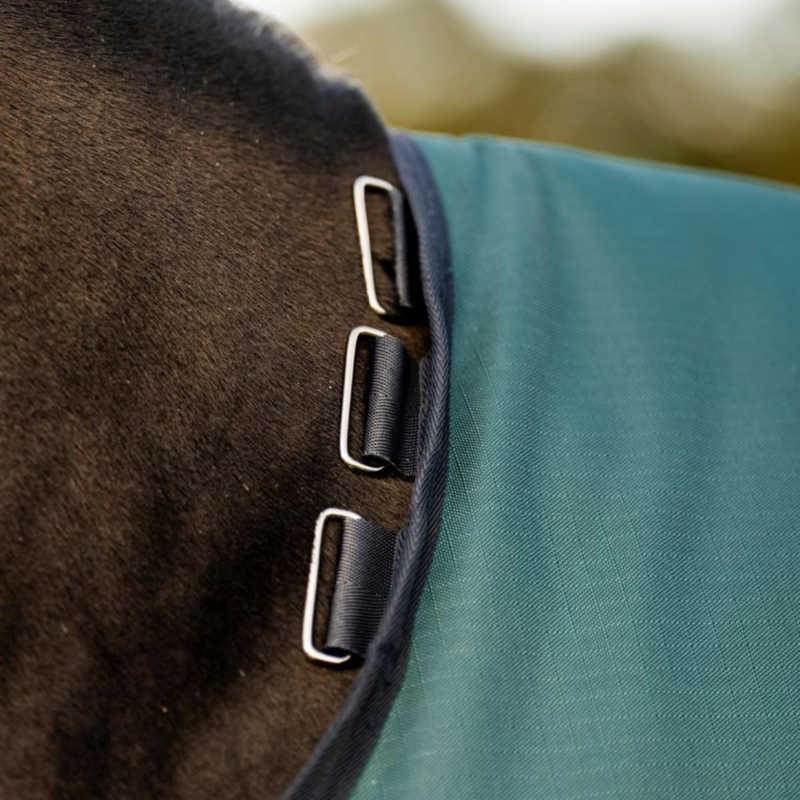 Horseware Amigo Ripstop 900D Pony Turnout 0g - Dynasty Green/Navy/Silver-2