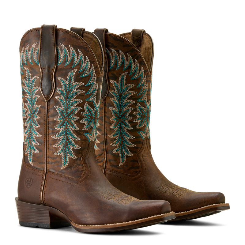 Ariat Women's Beaumont K Toe Boot - Sassy Brown-6