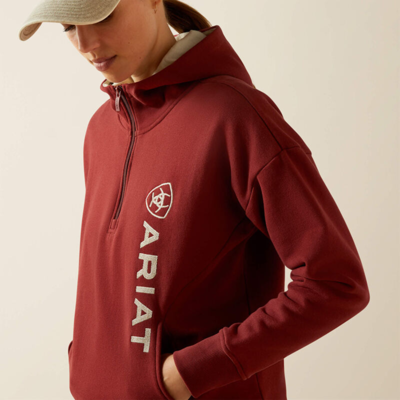 Ariat Women's Rabere 2.0 Hoodie - Madder Brown-2