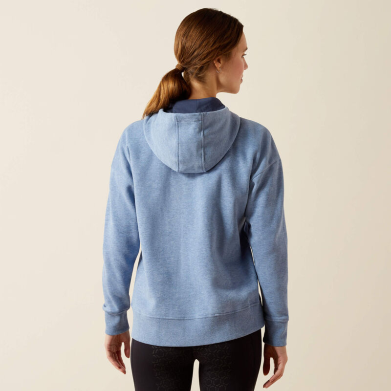 Ariat Women's Rabere 2.0 Hoodie - China Blue Heather-1