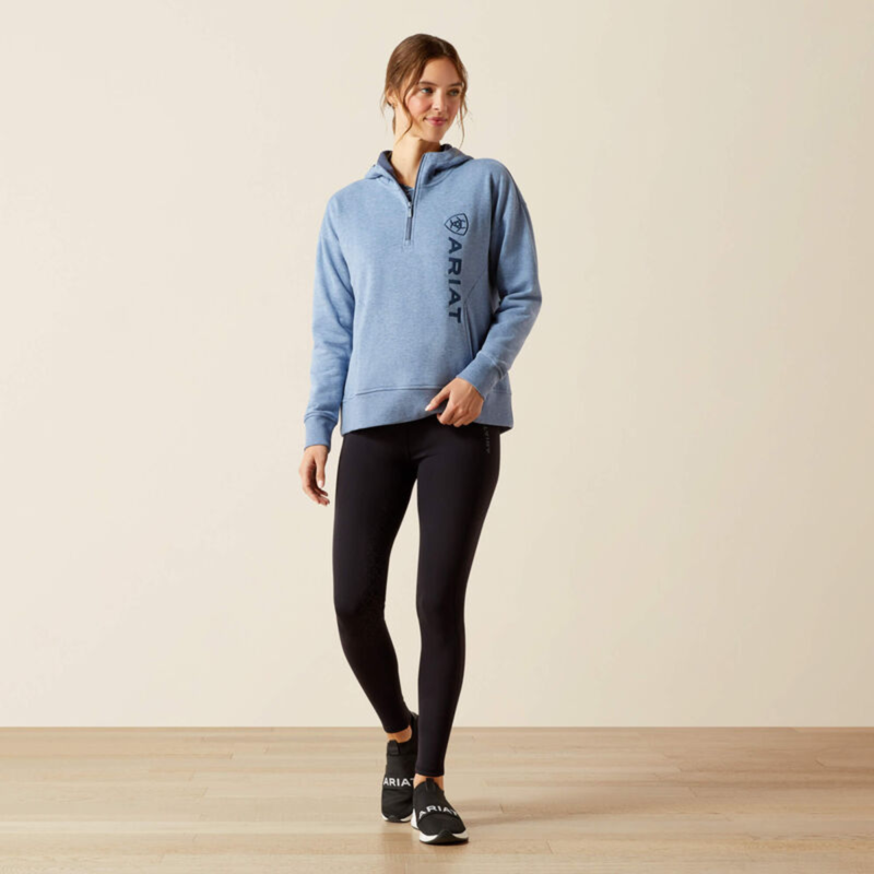 Ariat Women's Rabere 2.0 Hoodie - China Blue Heather-4