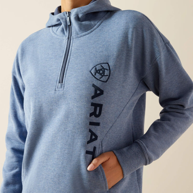 Ariat Women's Rabere 2.0 Hoodie - China Blue Heather-2