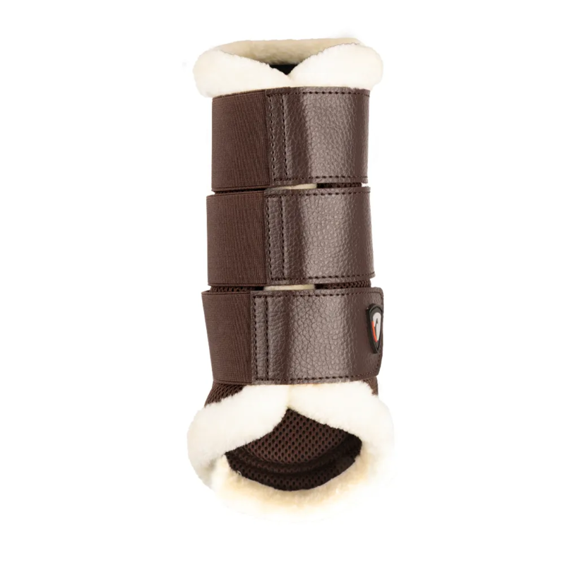 ProReaction Performance Air Mesh Brushing Boots by Hy Equestrian - Brown