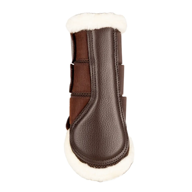 ProReaction Performance Air Mesh Brushing Boots by Hy Equestrian - Brown-1