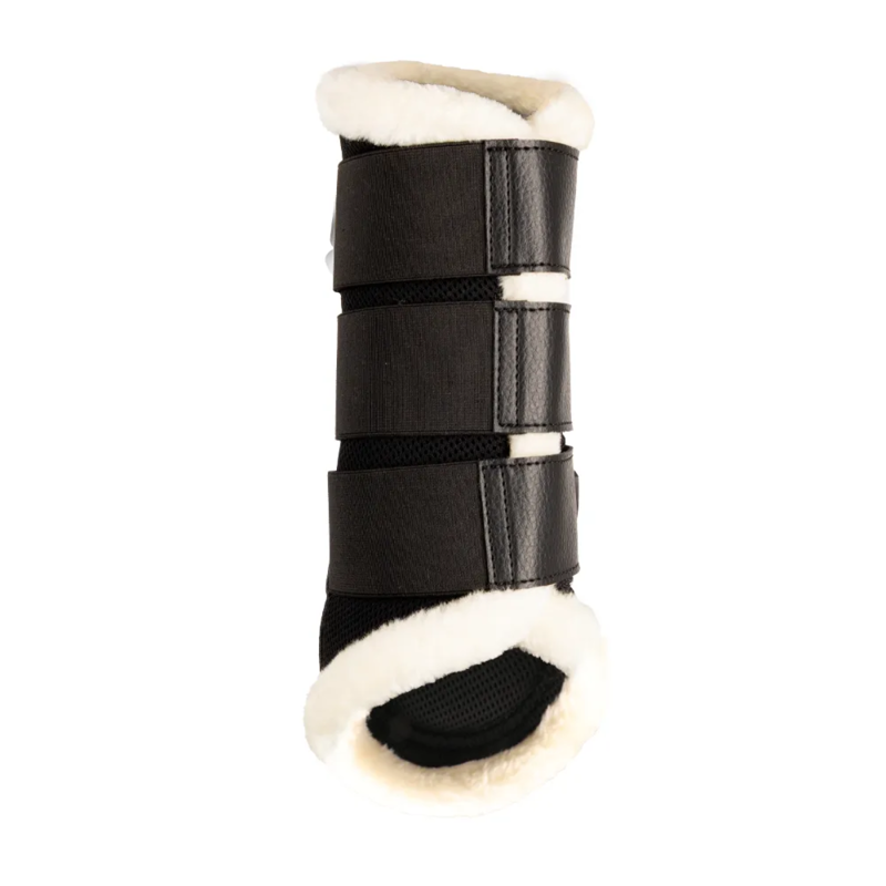 ProReaction Performance Air Mesh Brushing Boots by Hy Equestrian - Black-1