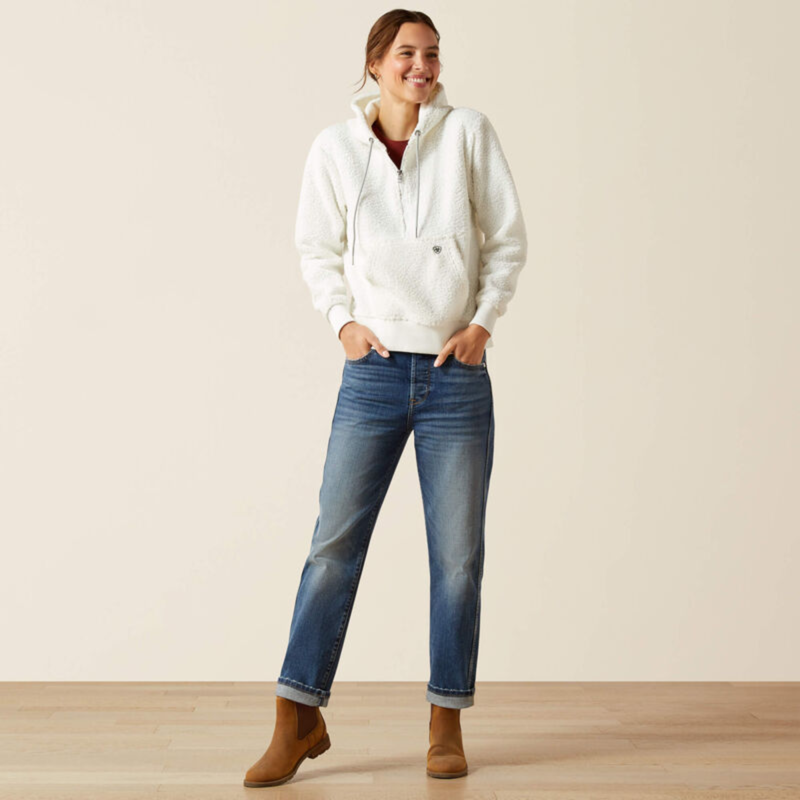 Ariat Women's Orinda Hoodie - Star White-4