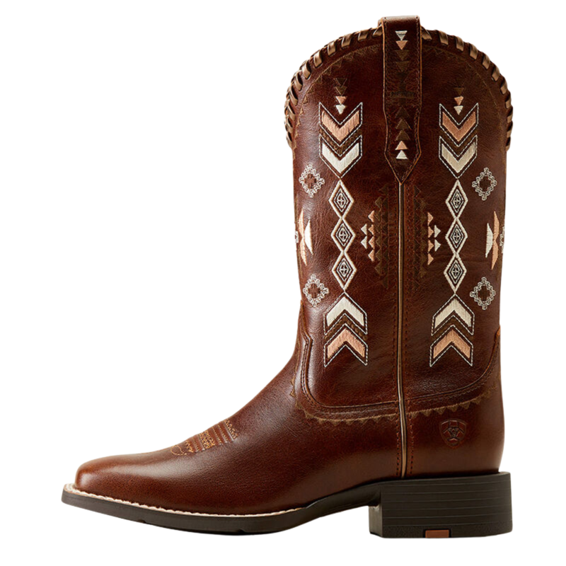 Ariat Women's Round Up Skyler Western Boot - Canyon Tan-1