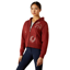 Ariat Youth Spiffy Full Zip Sweatshirt - Madder Brown
