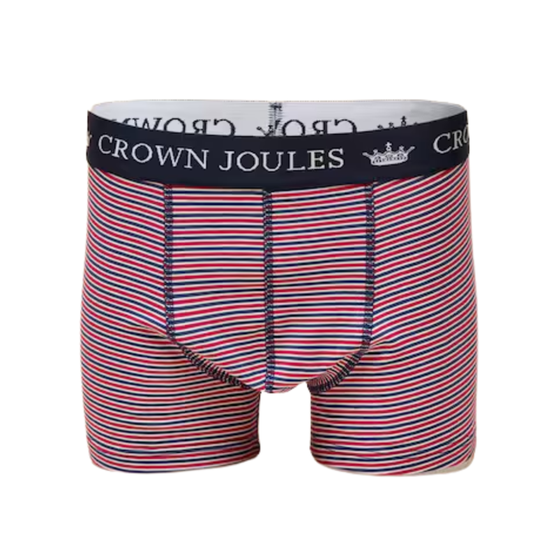 Joules Men's Crown Joules Pack of Two Underwear - Orange/Navy-1