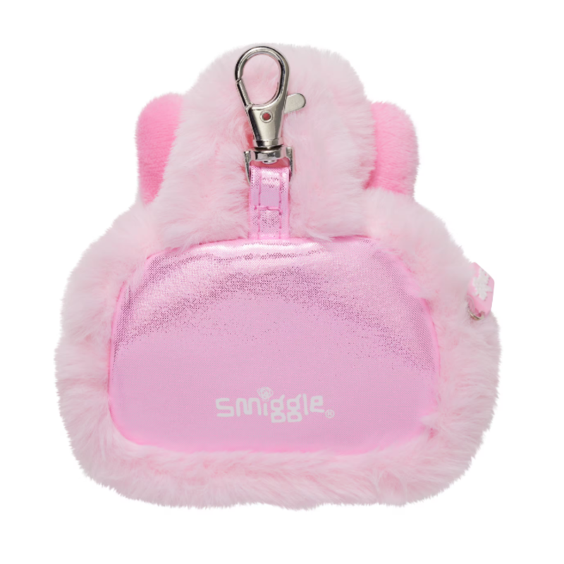 Smiggle Furry Buds Mini Pen Pal Notepad Keyring - Pink-2