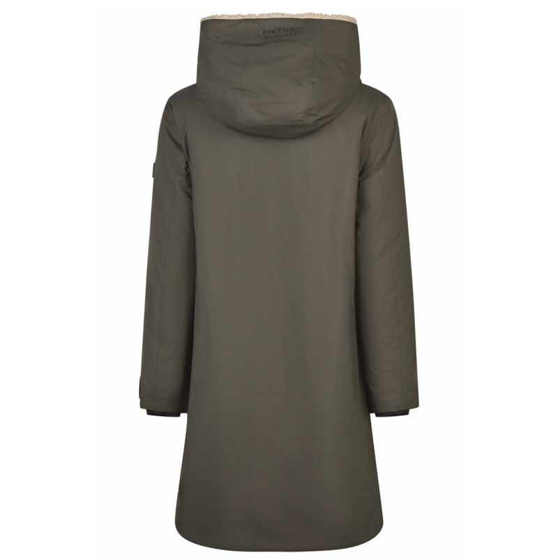 Pikeur Sports Ladies Raincoat - Deep Khaki-1