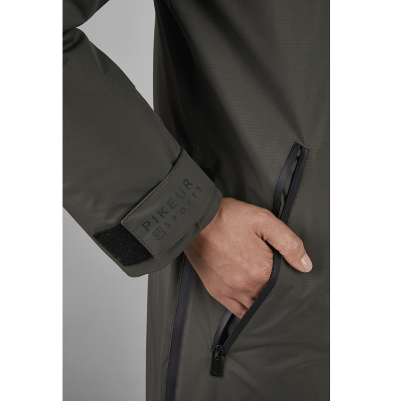 Pikeur Sports Ladies Raincoat - Deep Khaki-6