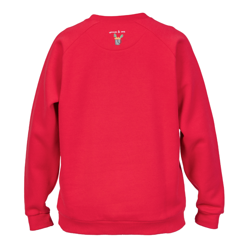 Shires Adults Winnie and Me Festive Sweatshirt - Red-1