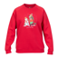 Shires Adults Winnie and Me Festive Sweatshirt - Red
