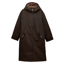 Joules Ladies Coverall Oversized Fleece Lined Waterproof Coat - Chocolate