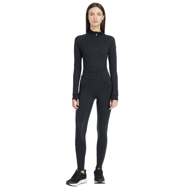 LeMieux Aspen Houndstooth Bregging - Black-3
