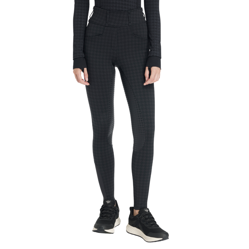 LeMieux Aspen Houndstooth Bregging - Black-1