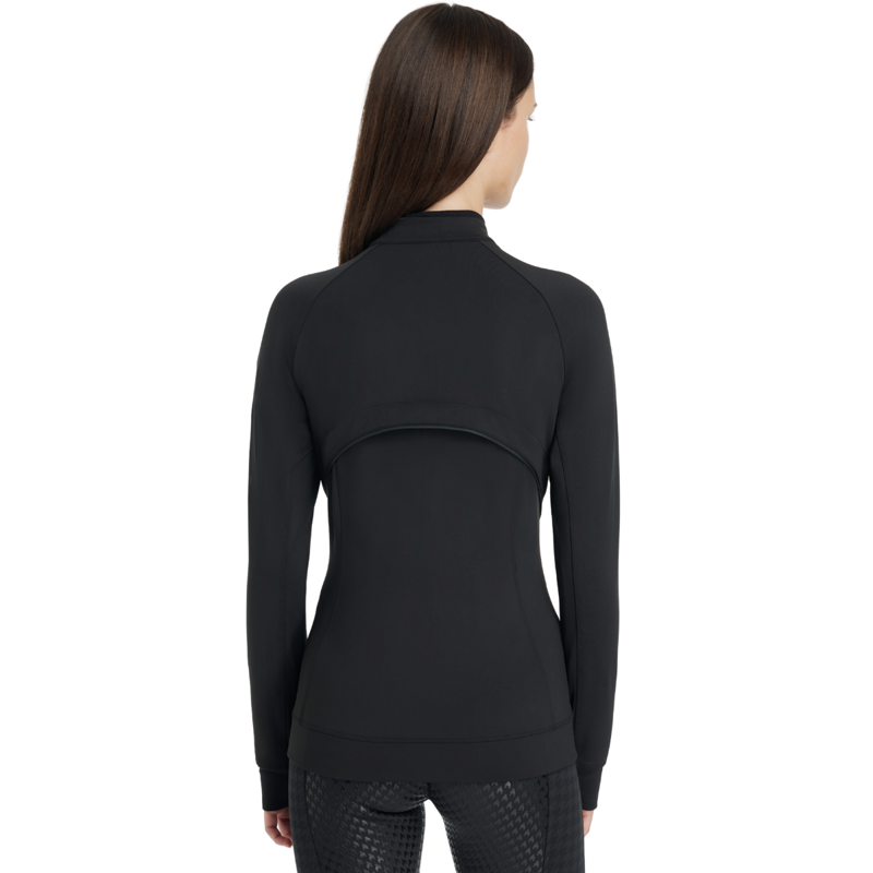LeMieux Ladies Aspen Brushed Zip Through Jacket - Black-2