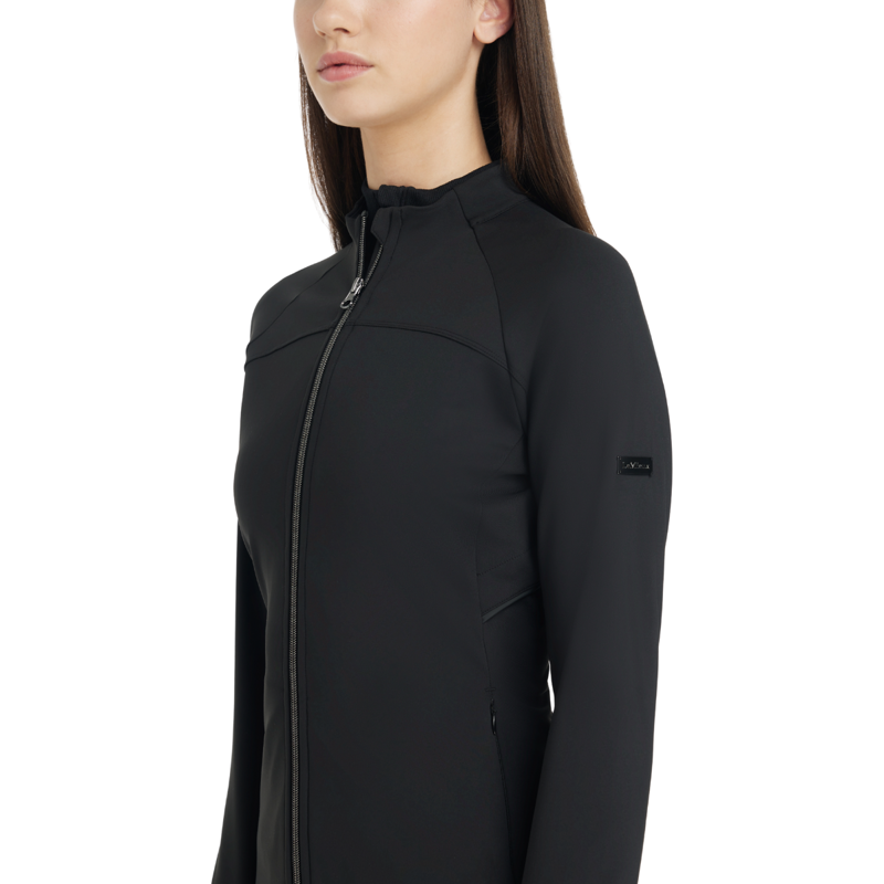LeMieux Ladies Aspen Brushed Zip Through Jacket - Black-4