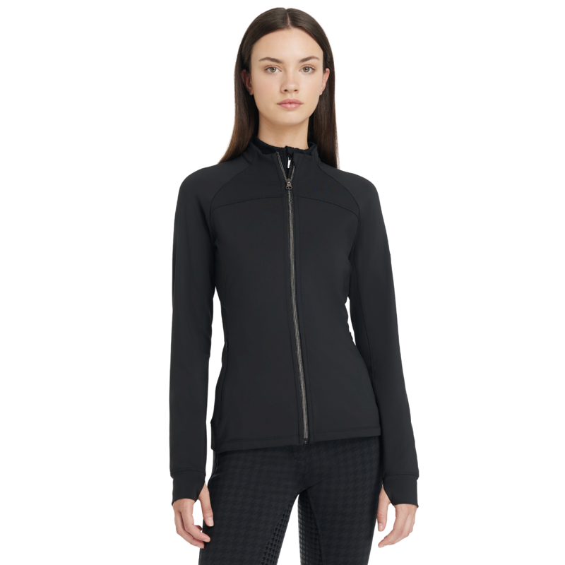 LeMieux Ladies Aspen Brushed Zip Through Jacket - Black-1