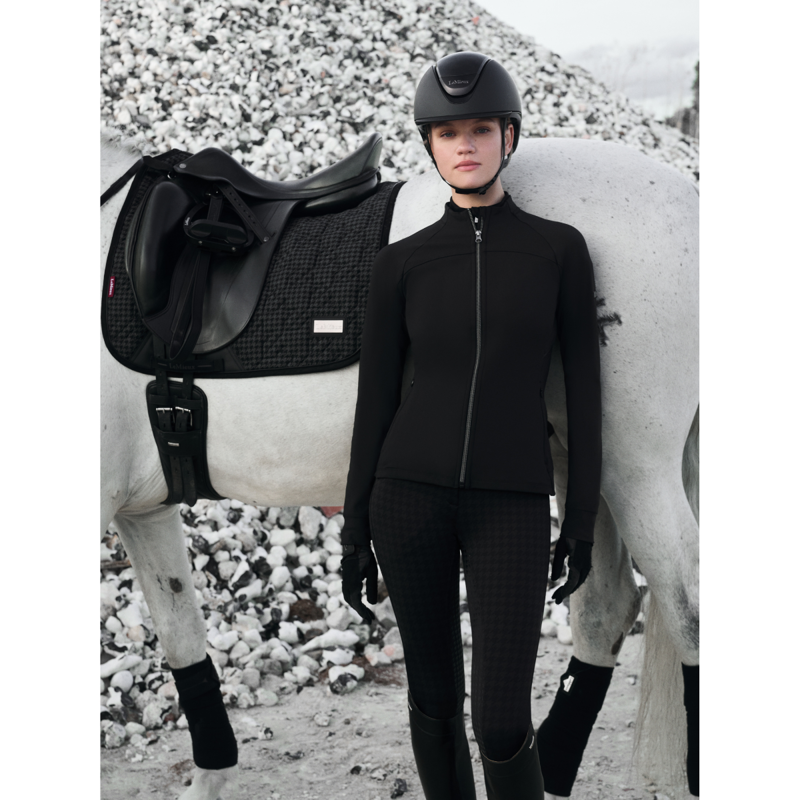 LeMieux Ladies Aspen Brushed Zip Through Jacket - Black-5