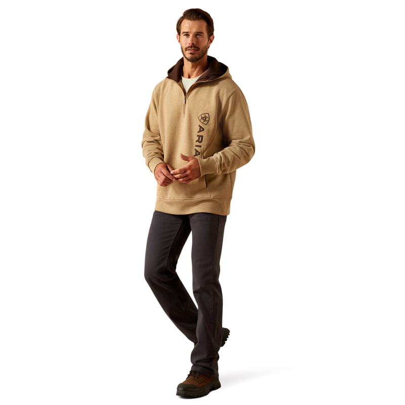 Ariat Men's Rabere 2.0 Hoodie - Tiger's Eye Heather-3