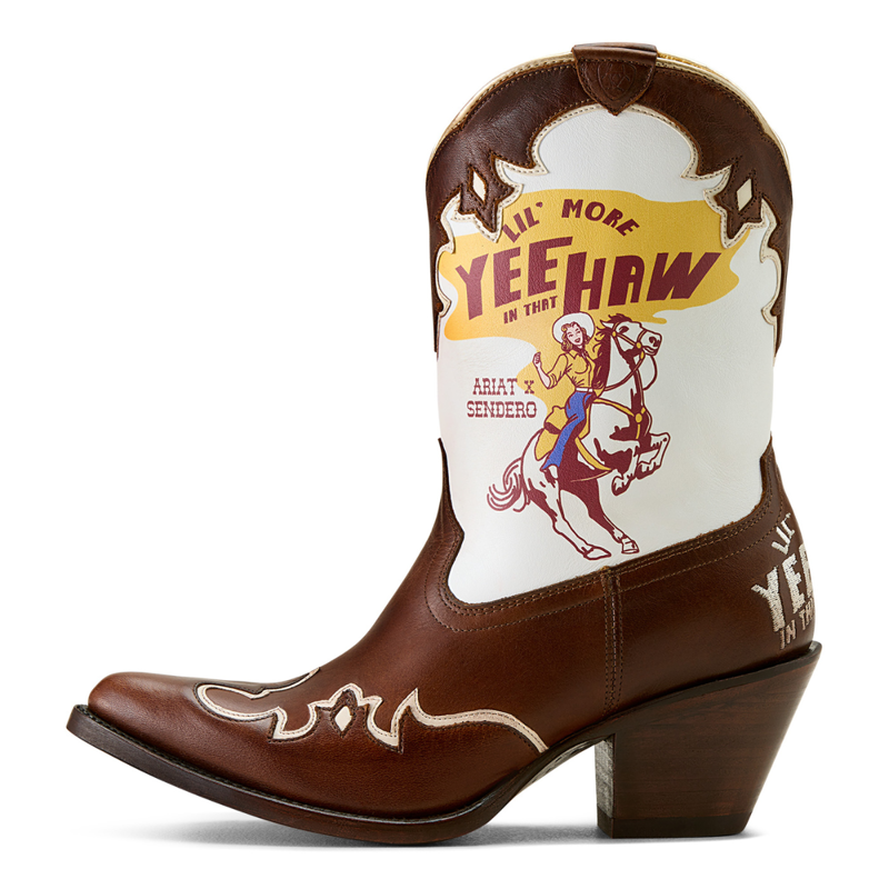 Ariat Women's Bandida Sendero Western Boot - Mocha Tan-1