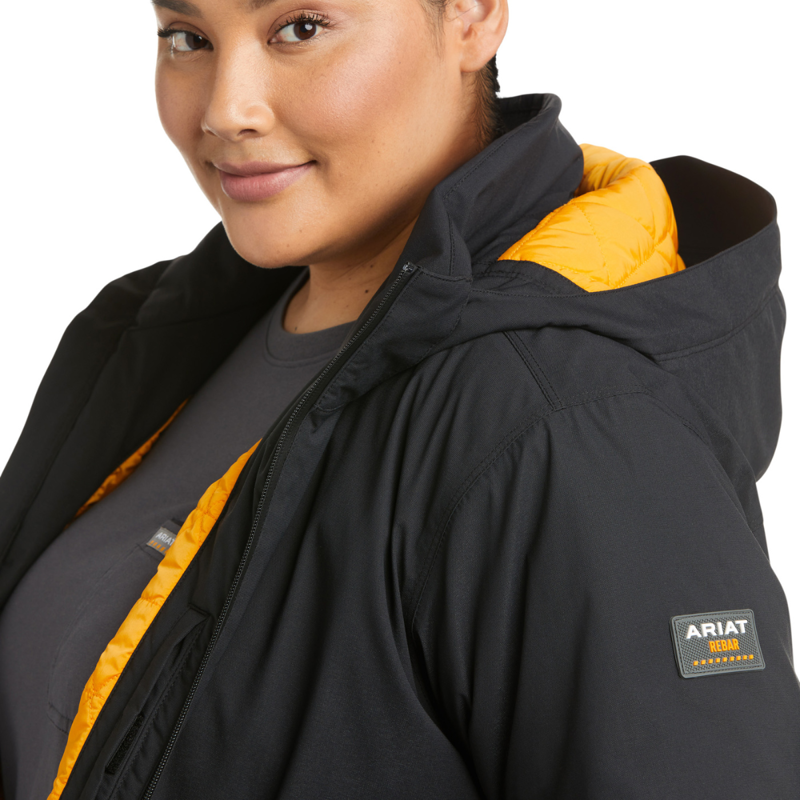 Ariat Women's Rebar Storm Fighter 2.0 Waterproof Jacket - Black-2
