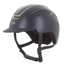 Evoke Callisto Classic Peak Riding Hat - Navy/Silver Crystal Frame