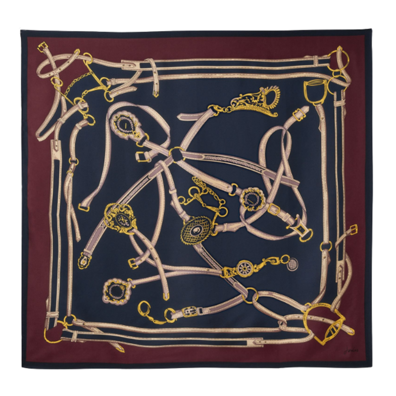 Joules Bloomfield Scarf - Navy Heritage
