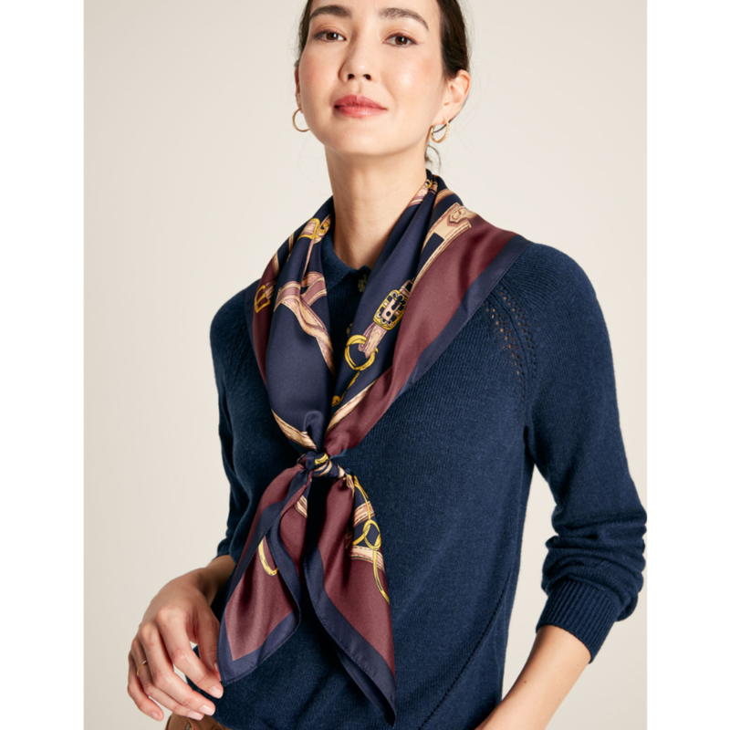 Joules Bloomfield Scarf - Navy Heritage-1