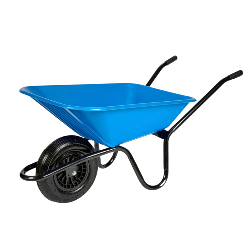Carrimore 90 Litre Super Barrow - Puncture Proof - Sky Blue - Unassembled