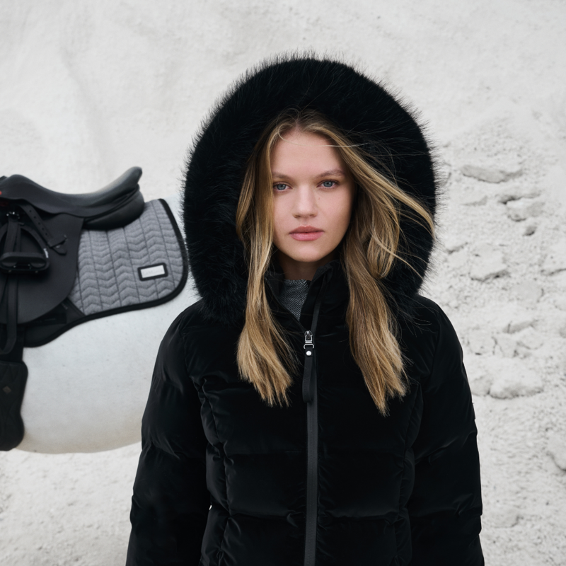 LeMieux Ladies Aspen Puffer Jacket - Black-8