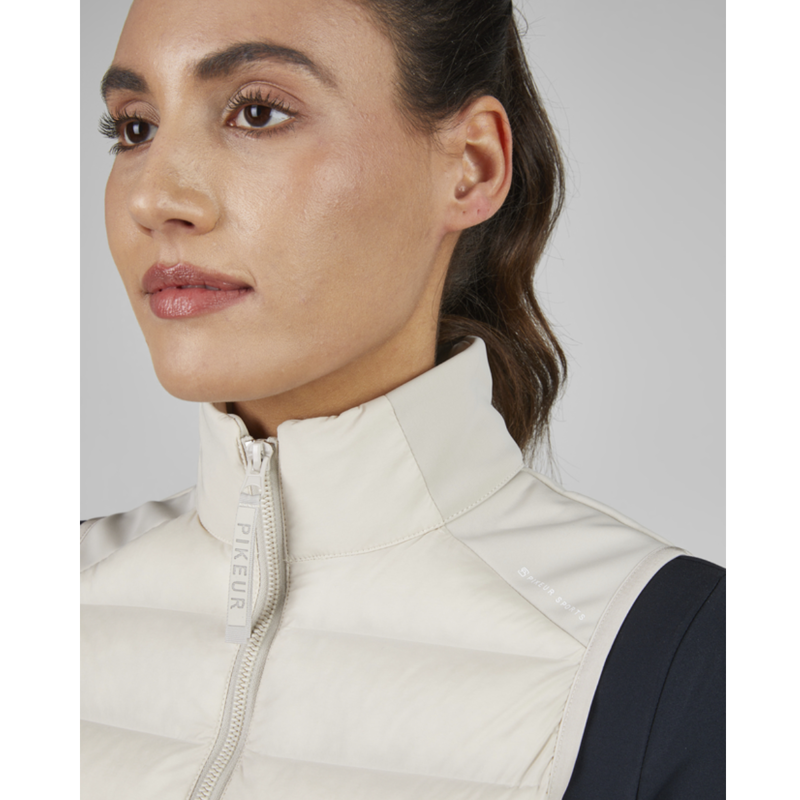 Pikeur Ladies Hybrid Vest - Pale Grey-5