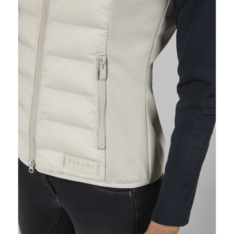 Pikeur Ladies Hybrid Vest - Pale Grey-6