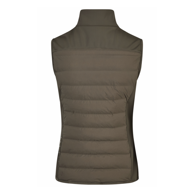 Pikeur Ladies Hybrid Vest - Deep Khaki-1
