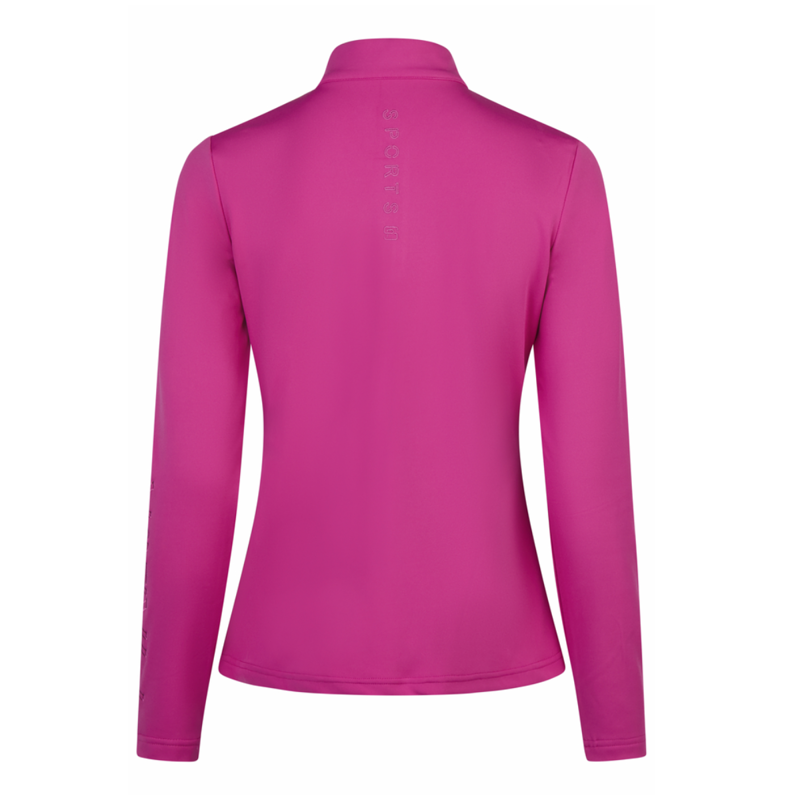 Pikeur Ladies Zip Shirt - Blaze Berry-1