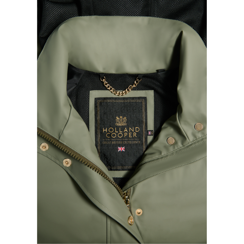 Holland Cooper Chartwell Rain Parka - Sage-9