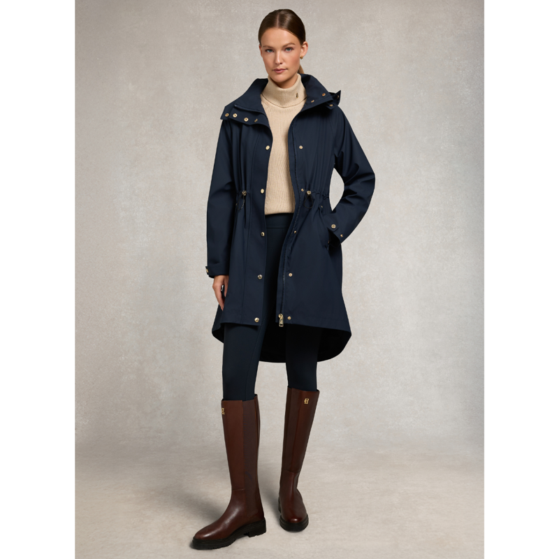 Holland Cooper Chartwell Rain Parka - Ink Navy-4