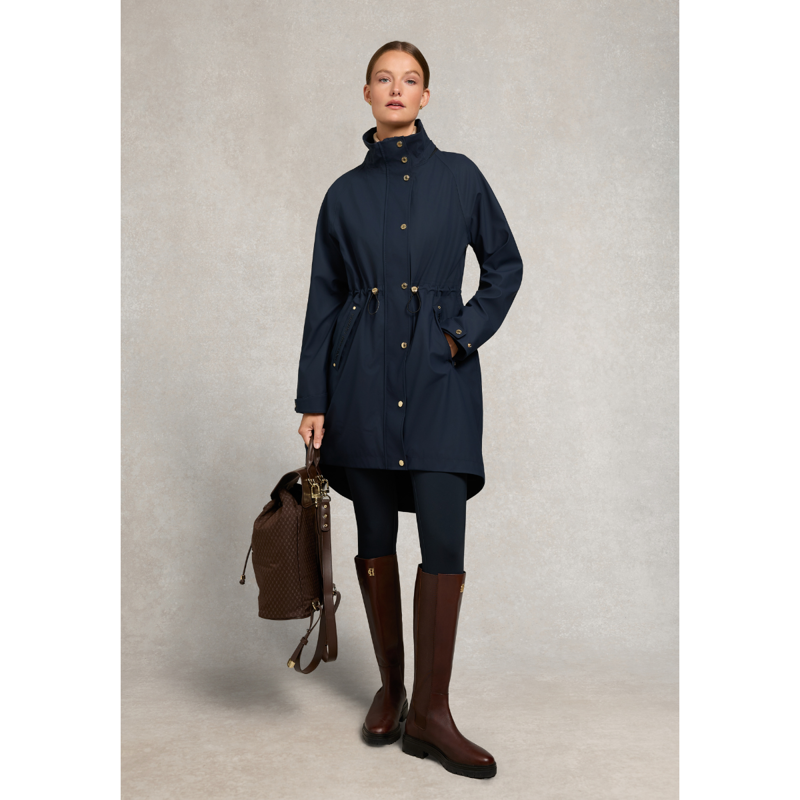 Holland Cooper Chartwell Rain Parka - Ink Navy-2