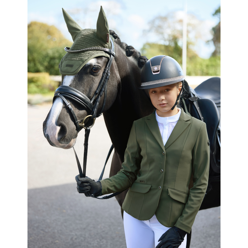 LeMieux Young Rider Kennedy Show Jacket - Pine green-1