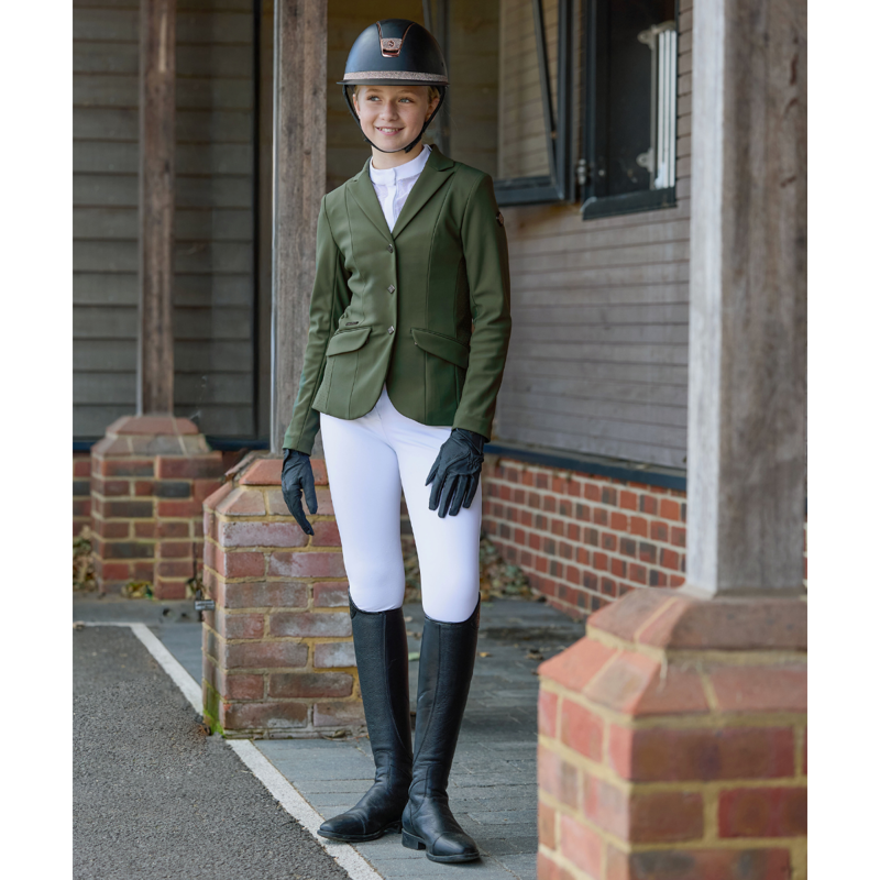 LeMieux Young Rider Kennedy Show Jacket - Pine green-3