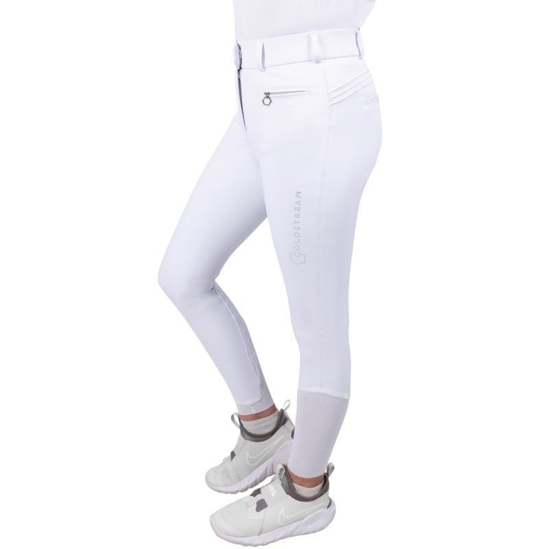 Coldstream Next Generation Eckford Crystal Breeches - White