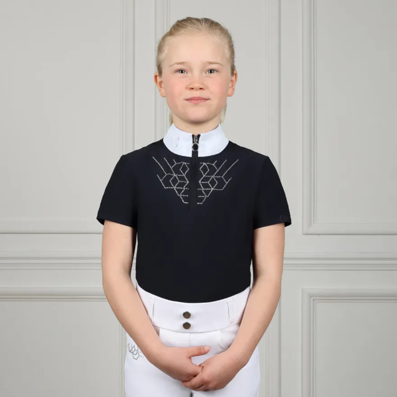 Coldstream Next Generation Ledmore Diamante Show Shirt - Navy