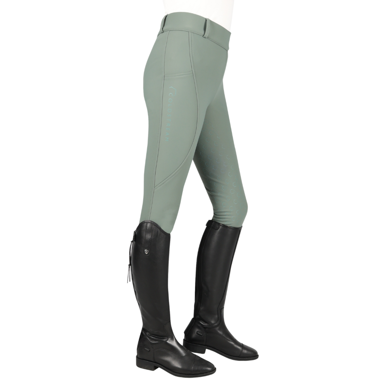 Coldstream Balmore Thermal Riding Tights - Sage-1
