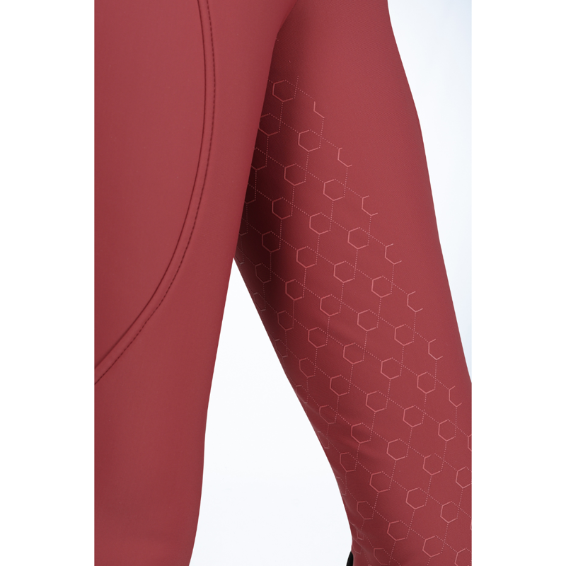 Coldstream Balmore Thermal Riding Tights - Burgundy-6