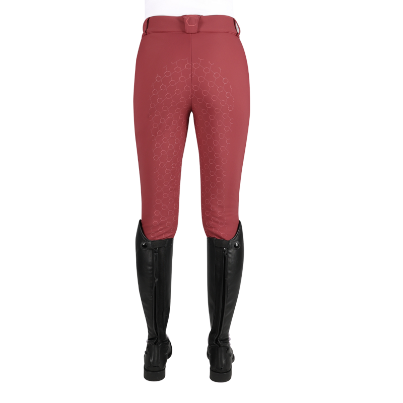 Coldstream Balmore Thermal Riding Tights - Burgundy-2